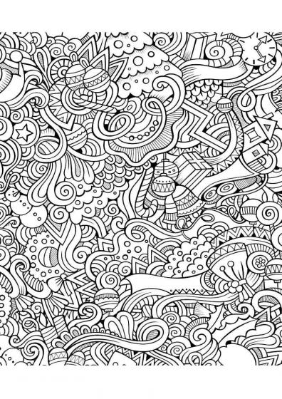 Abstract coloring pages for Adults