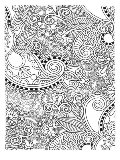 Abstract coloring pages for Adults