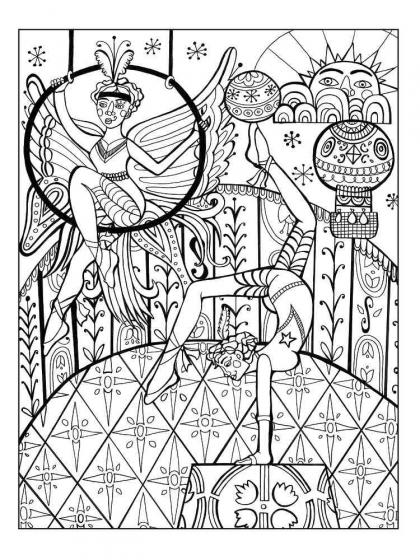 Circus coloring pages for Adults