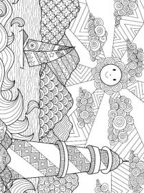 Lighthouse coloring pages for Adults - Free printable