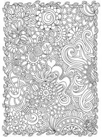 Ornament coloring pages for Adults - Free printable