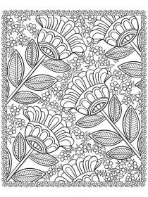 Ornament coloring pages for Adults - Free printable