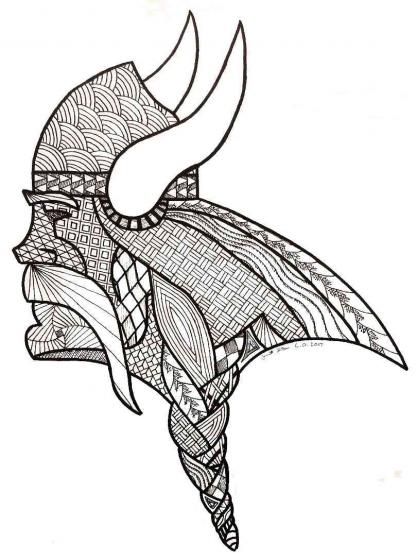 Viking coloring pages for Adults | Free Download and Print