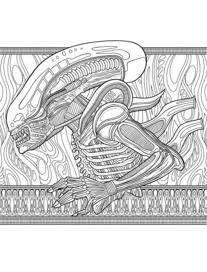 Aliens coloring pages for Adults | Free Download and Print