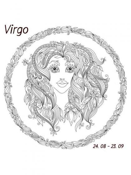 Zodiac signs coloring pages for Adults