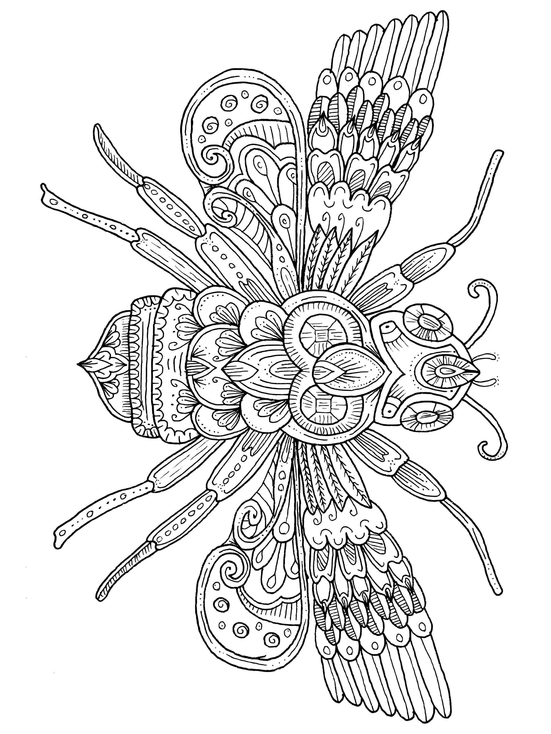 https://coloringsense.com/images/Insect/Bee/Bee-coloring-pages-for-Adults-1.jpg