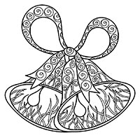 Bell coloring pages for Adults