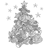 Christmas coloring pages for Adults