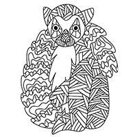 Lemur coloring pages for Adults