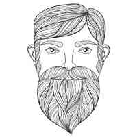 Man coloring pages for Adults