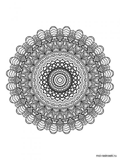 Mandala coloring pages for Adults