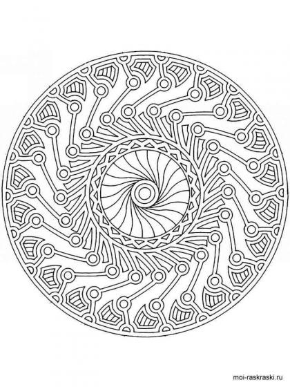 Mandala coloring pages for Adults